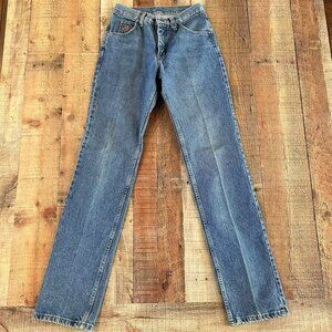 Vintage 90's 20X denim jeans straight leg western wear cowgirl women's 5